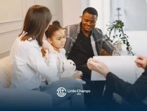 What do parents do during in home ABA therapy?